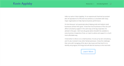 Desktop Screenshot of kevinappleby.com